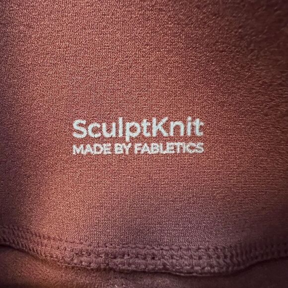 Fabletics SculptKnit Leggings in Rich Brown - Picture 2 of 3